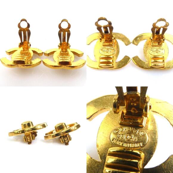 CHANEL Gold Earrings